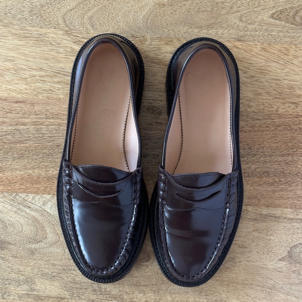 J.Crew Rowan Penny Loafer In Leather